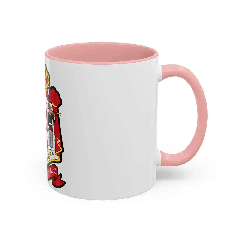 Coat of arms of Monaco - Accent Coffee Mug - Go Mug Yourself