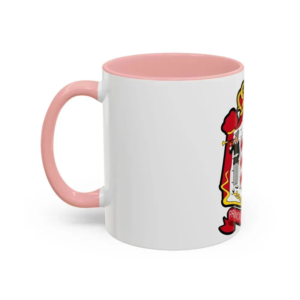 Coat of arms of Monaco - Accent Coffee Mug - Go Mug Yourself