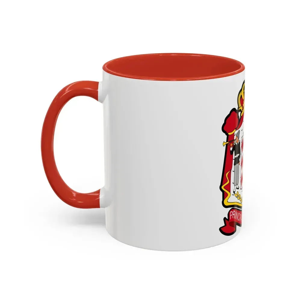 Coat of arms of Monaco - Accent Coffee Mug - Go Mug Yourself