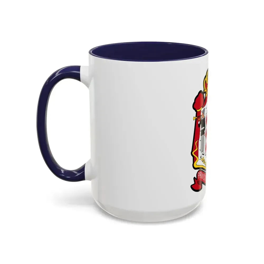 Coat of arms of Monaco - Accent Coffee Mug - Go Mug Yourself