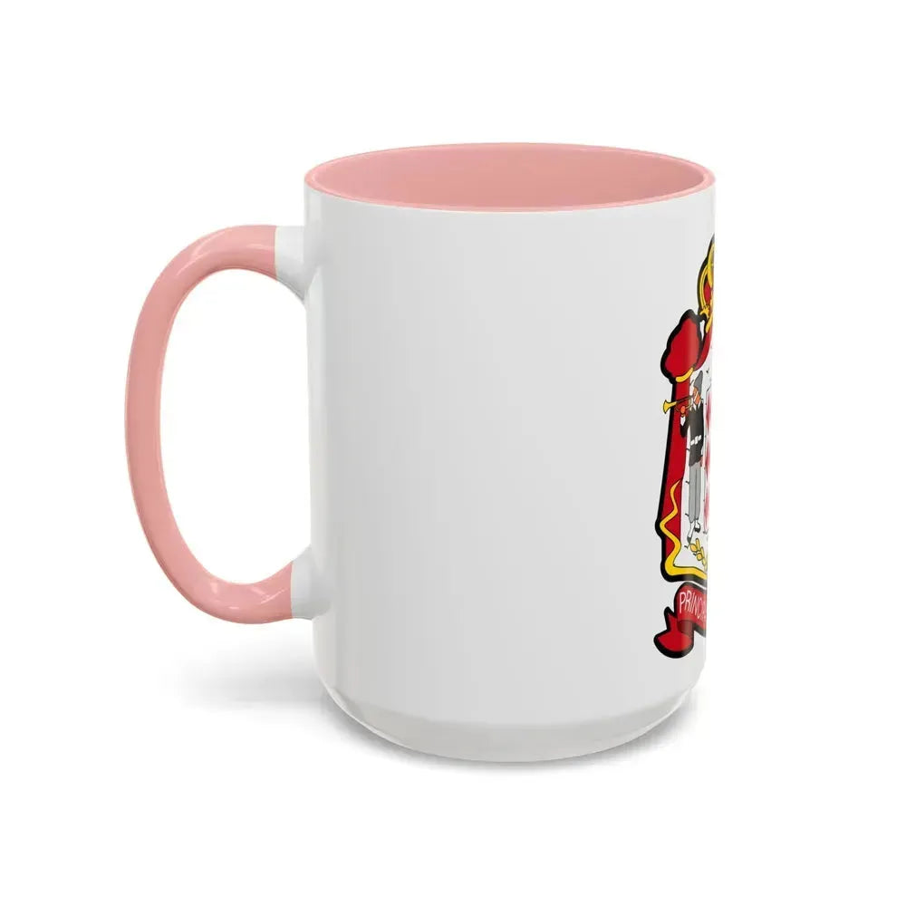 Coat of arms of Monaco - Accent Coffee Mug - Go Mug Yourself