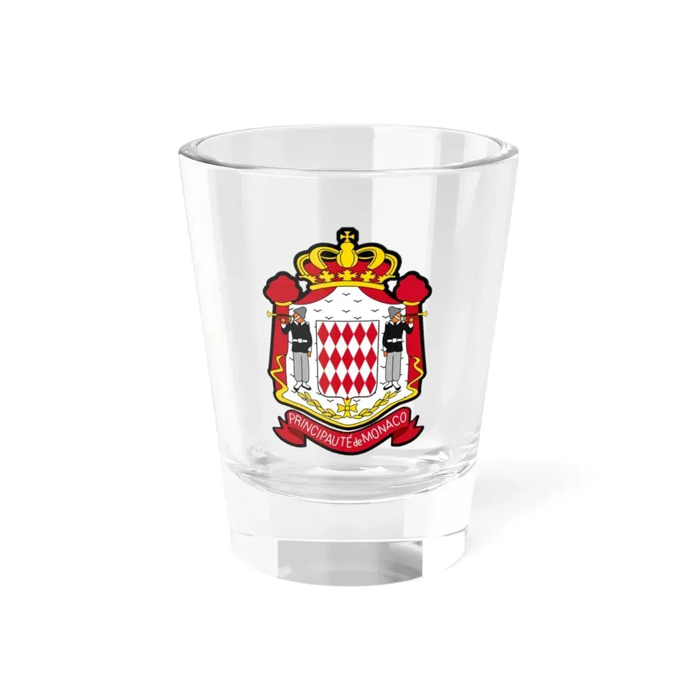 Coat of arms of Monaco - Shot Glass 1.5oz 1.5oz - Go Mug Yourself