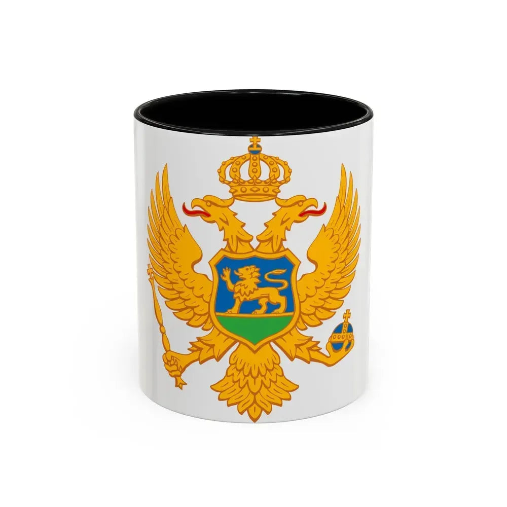 Coat of arms of Montenegro - Accent Coffee Mug 11oz Black - Go Mug Yourself