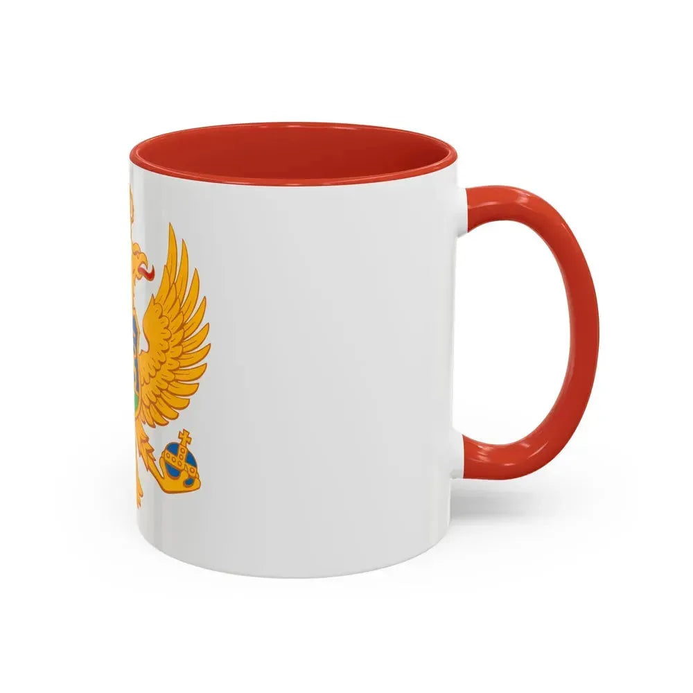 Coat of arms of Montenegro - Accent Coffee Mug - Go Mug Yourself