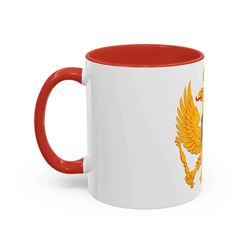 Coat of arms of Montenegro - Accent Coffee Mug - Go Mug Yourself