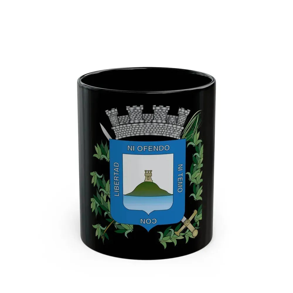 Coat of arms of Montevideo Department - Black Coffee Mug 11oz - Go Mug Yourself