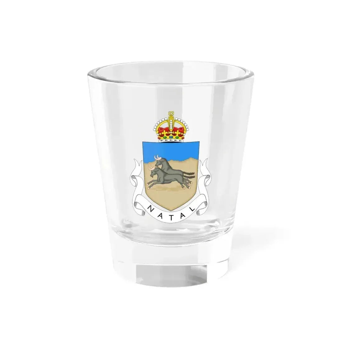 Coat of arms of Natal 1907-1997 - Shot Glass 1.5oz 1.5oz - Go Mug Yourself