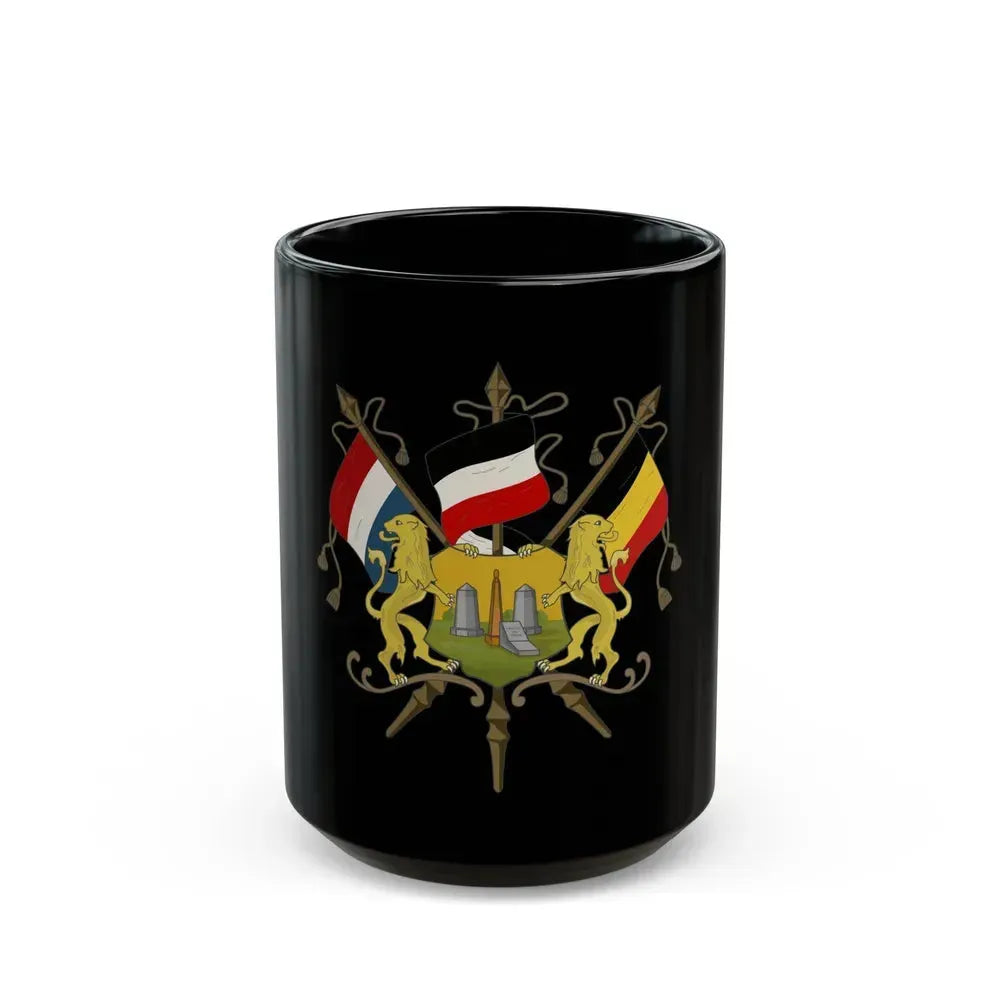 Coat of arms of Neutral Moresnet - Black Coffee Mug 15oz - Go Mug Yourself
