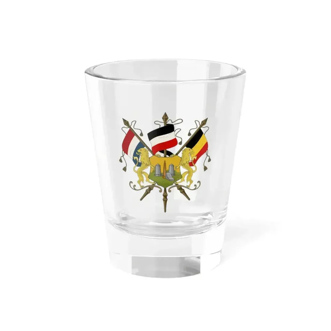 Coat of arms of Neutral Moresnet - Shot Glass 1.5oz 1.5oz - Go Mug Yourself