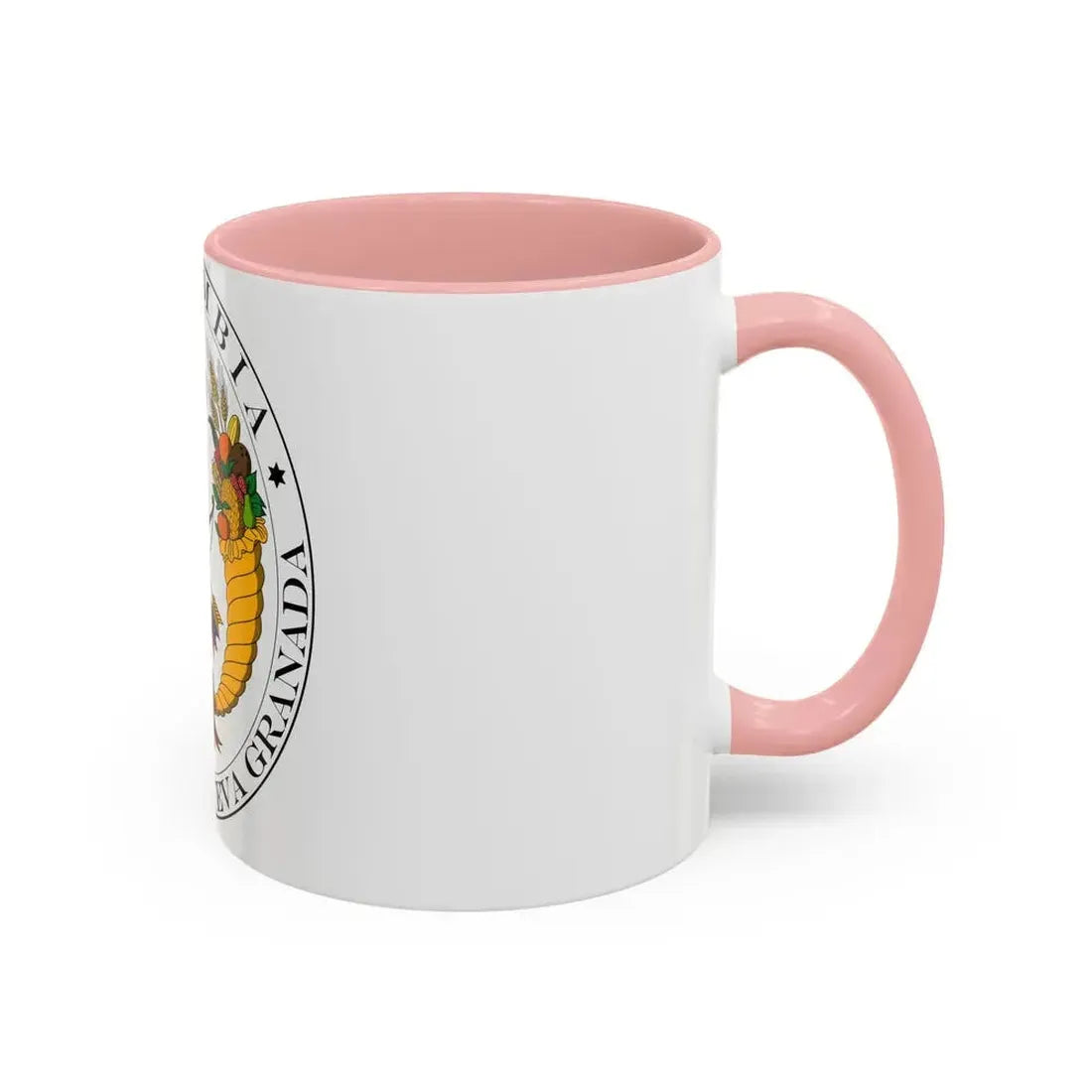 Coat of arms of New Granada (1830) - Accent Coffee Mug - Go Mug Yourself