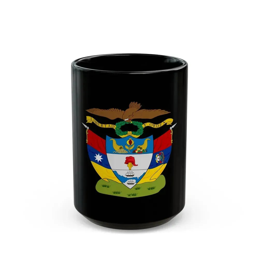 Coat of arms of New Granada - Black Coffee Mug 15oz - Go Mug Yourself