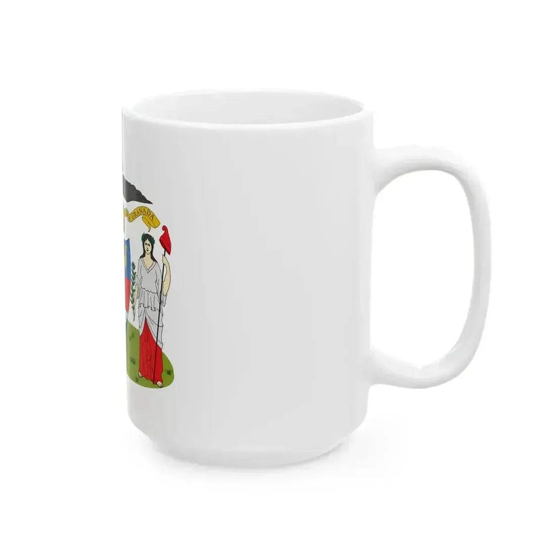 Coat of arms of New Granada (proposal) - White Coffee Mug - Go Mug Yourself