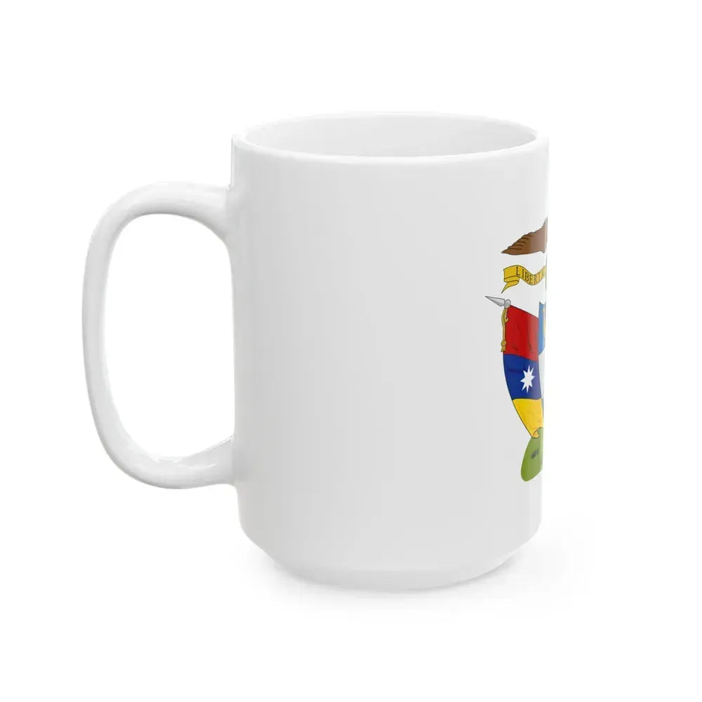 Coat of arms of New Granada - White Coffee Mug - Go Mug Yourself