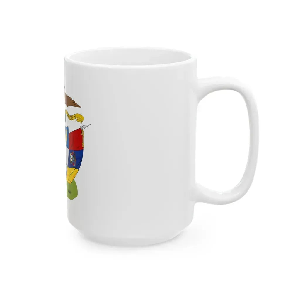 Coat of arms of New Granada - White Coffee Mug - Go Mug Yourself