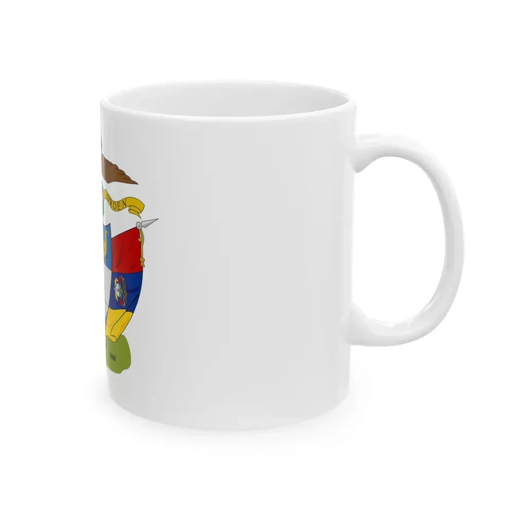 Coat of arms of New Granada - White Coffee Mug - Go Mug Yourself