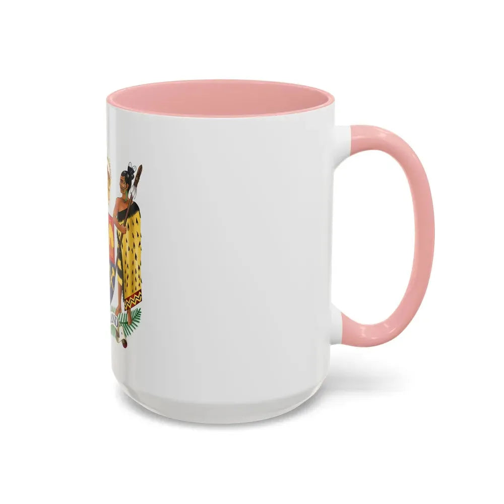 Coat of arms of New Zealand - Accent Coffee Mug - Go Mug Yourself