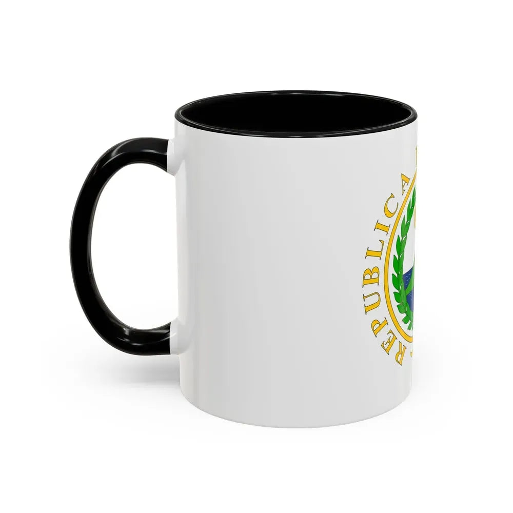 Coat of arms of Nicaragua (1854) - Accent Coffee Mug - Go Mug Yourself