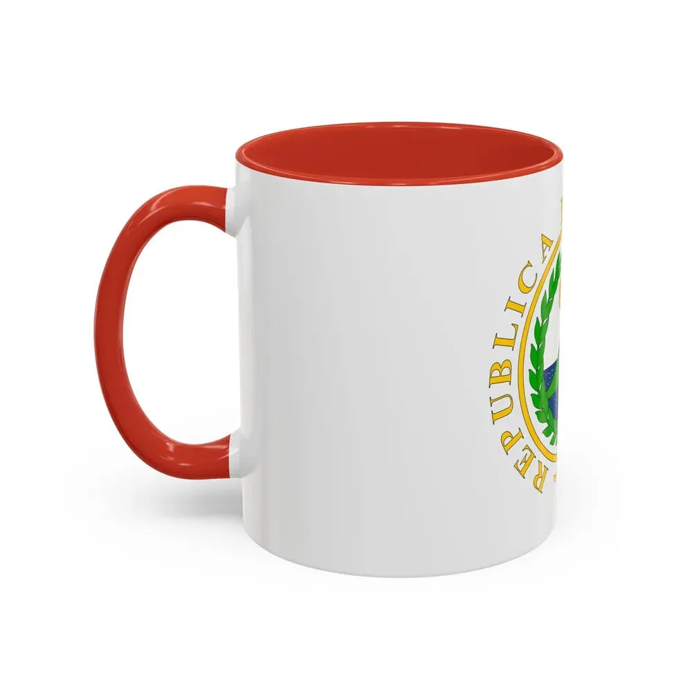 Coat of arms of Nicaragua (1854) - Accent Coffee Mug - Go Mug Yourself