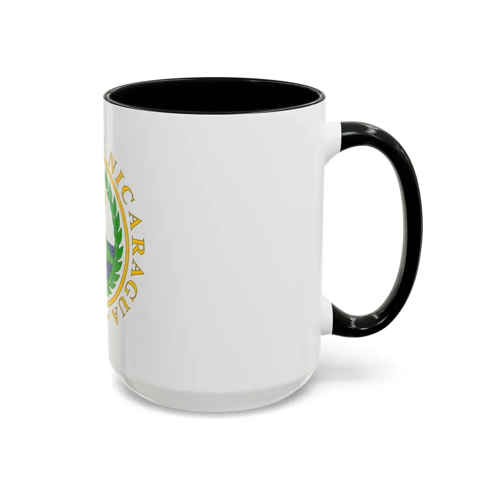 Coat of arms of Nicaragua (1854) - Accent Coffee Mug - Go Mug Yourself