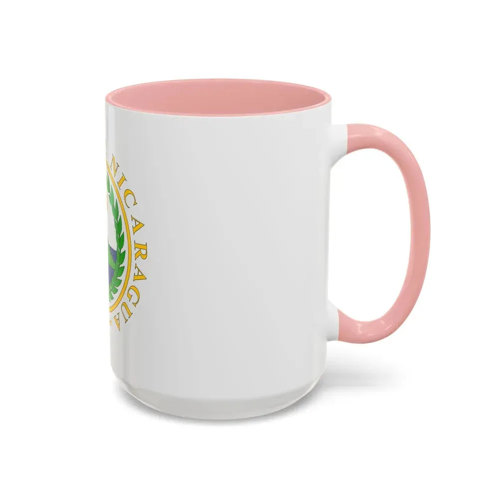 Coat of arms of Nicaragua (1854) - Accent Coffee Mug - Go Mug Yourself
