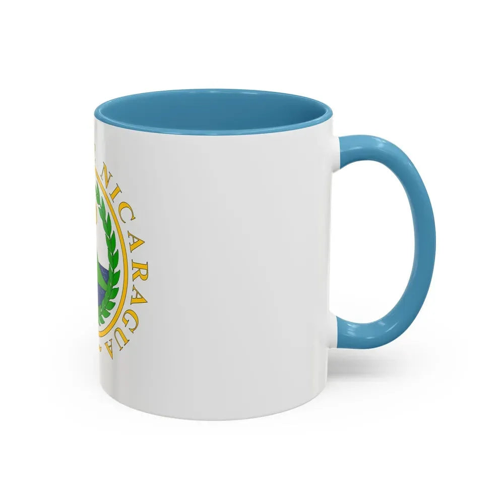 Coat of arms of Nicaragua (1854) - Accent Coffee Mug - Go Mug Yourself