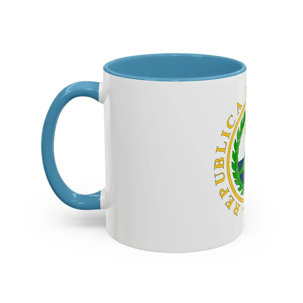 Coat of arms of Nicaragua (1854) - Accent Coffee Mug - Go Mug Yourself