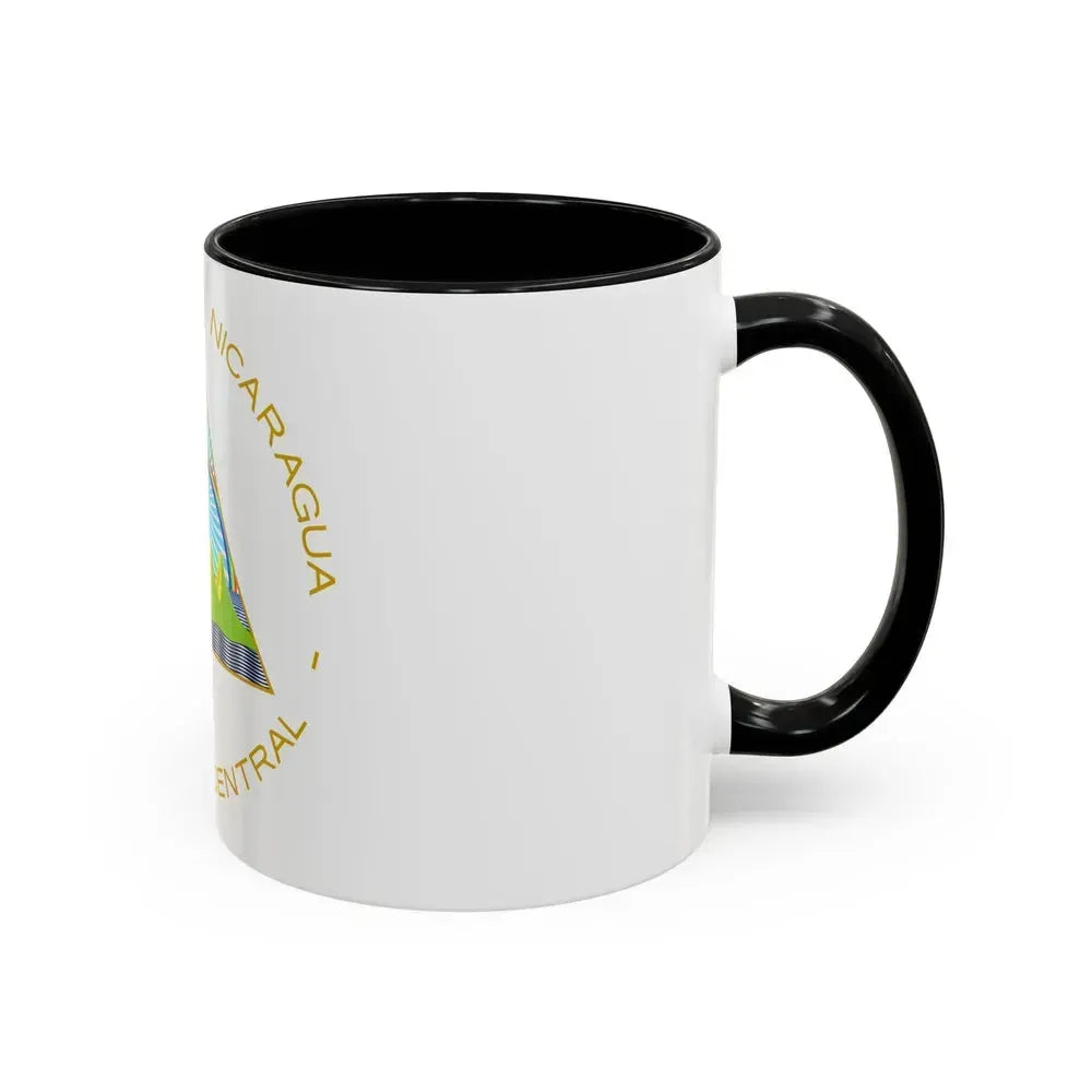 Coat of arms of Nicaragua - Accent Coffee Mug - Go Mug Yourself