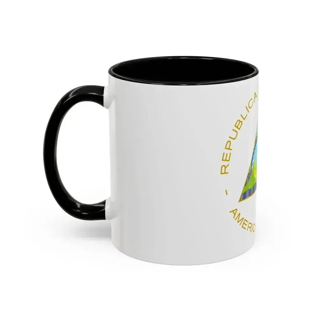 Coat of arms of Nicaragua - Accent Coffee Mug - Go Mug Yourself