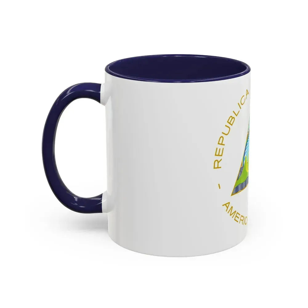 Coat of arms of Nicaragua - Accent Coffee Mug - Go Mug Yourself
