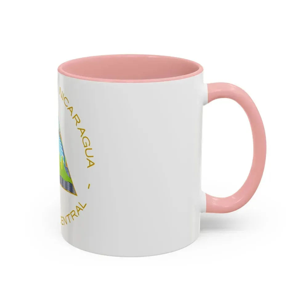 Coat of arms of Nicaragua - Accent Coffee Mug - Go Mug Yourself
