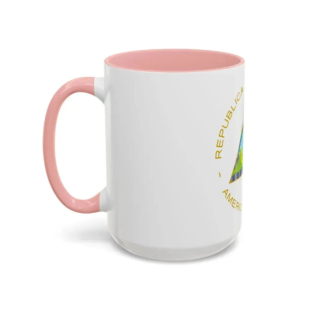Coat of arms of Nicaragua - Accent Coffee Mug - Go Mug Yourself