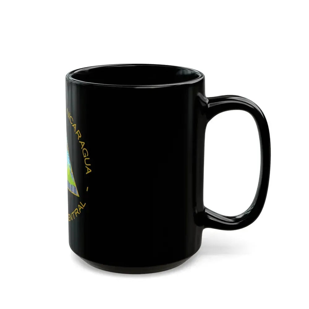 Coat of arms of Nicaragua - Black Coffee Mug - Go Mug Yourself