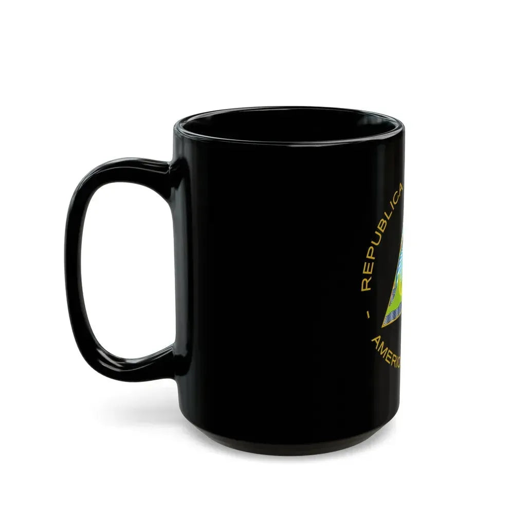 Coat of arms of Nicaragua - Black Coffee Mug - Go Mug Yourself