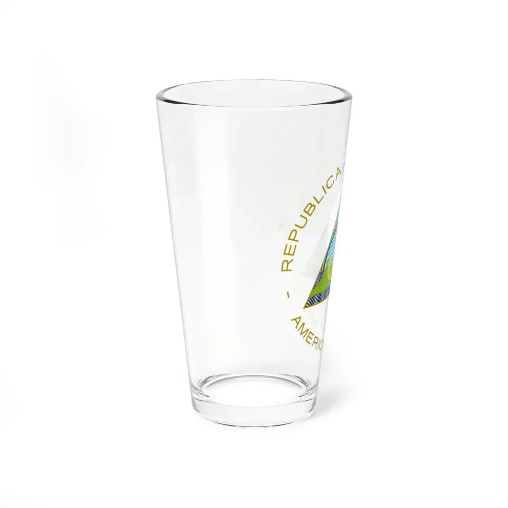 Coat of arms of Nicaragua - Pint Glass 16oz - Go Mug Yourself
