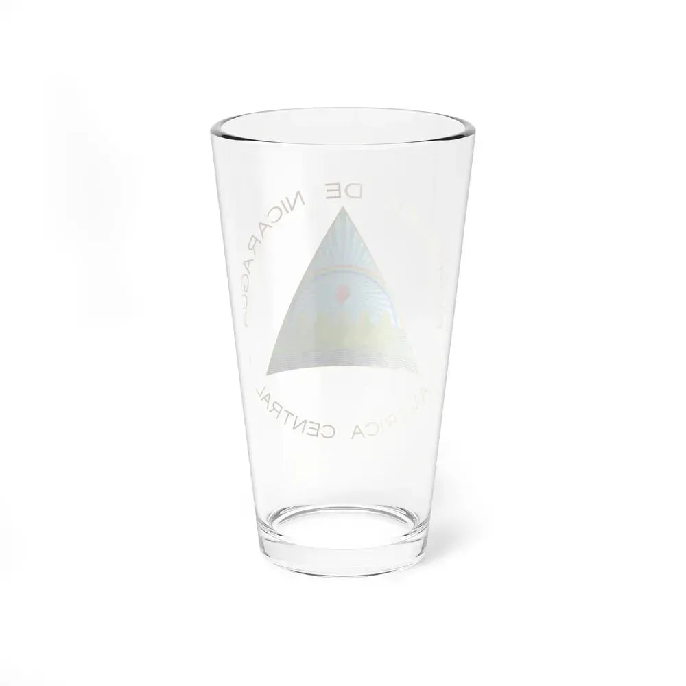Coat of arms of Nicaragua - Pint Glass 16oz - Go Mug Yourself