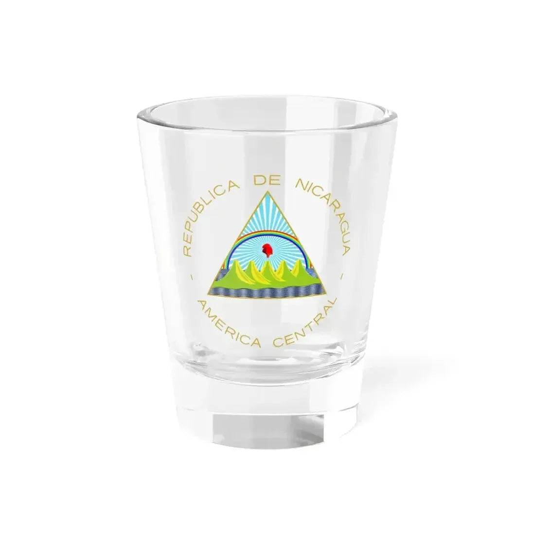 Coat of arms of Nicaragua - Shot Glass 1.5oz 1.5oz - Go Mug Yourself