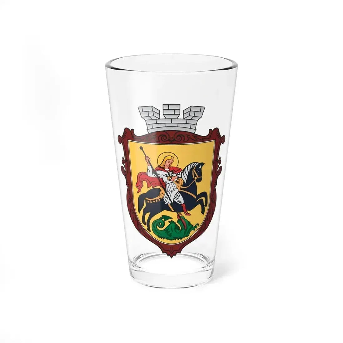Coat of arms of Nizhyn - Pint Glass 16oz 16oz - Go Mug Yourself