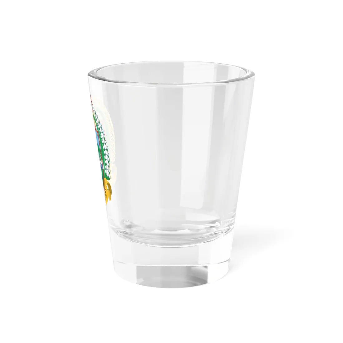 Coat of arms of North Sumatra (Indonesia) (Coat of Arms) Shot Glass 1.5oz - Go Mug Yourself