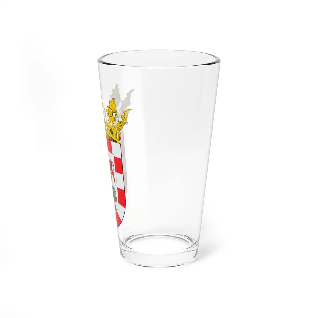 Coat of arms of Nueva Extremadura (Mexico) (Coat of Arms) Pint Glass 16oz - Go Mug Yourself