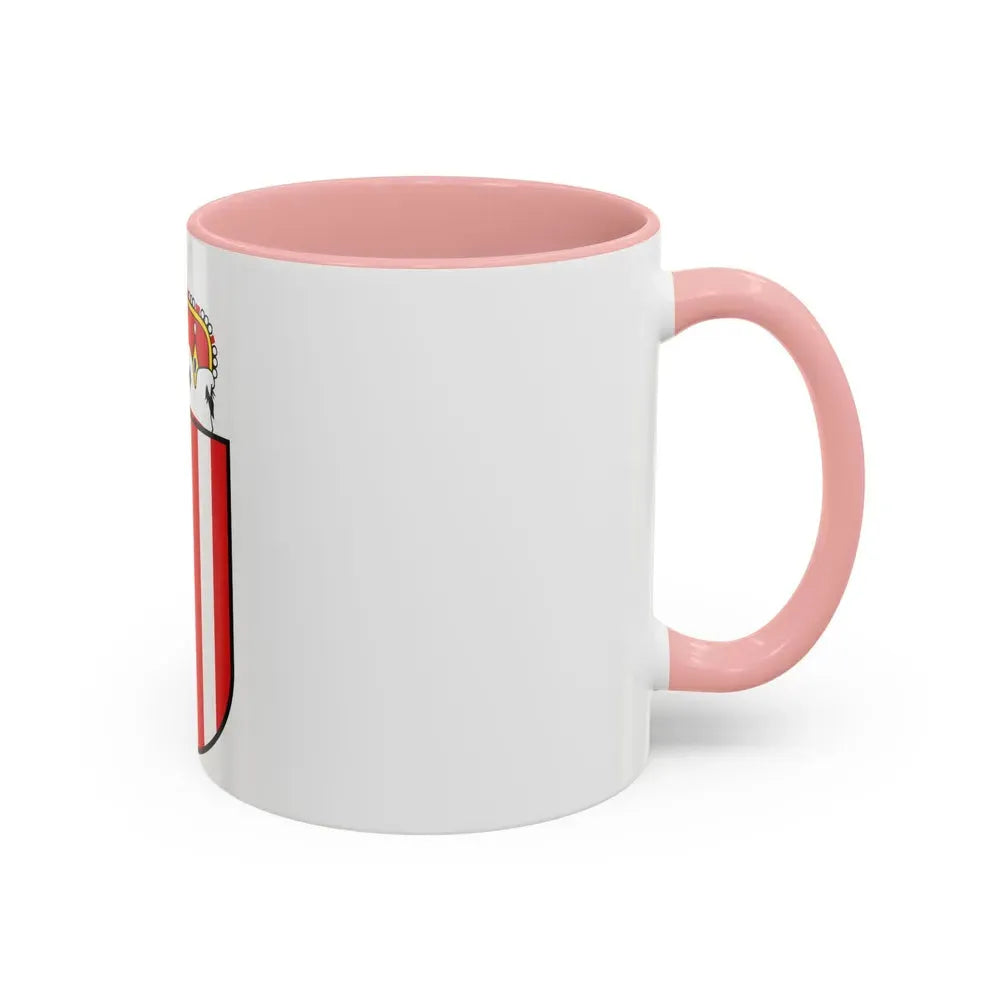Coat of Arms of Oberoesterreich Austria - Accent Coffee Mug - Go Mug Yourself