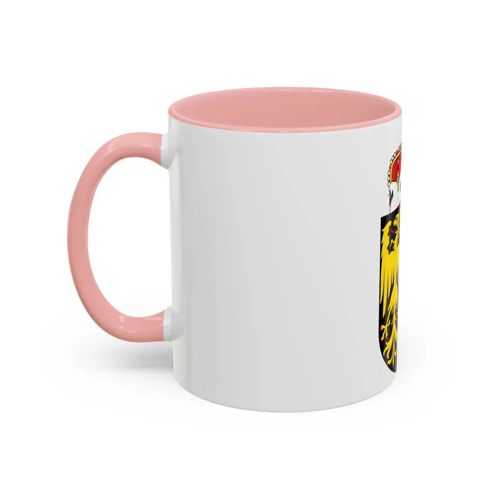 Coat of Arms of Oberoesterreich Austria - Accent Coffee Mug - Go Mug Yourself