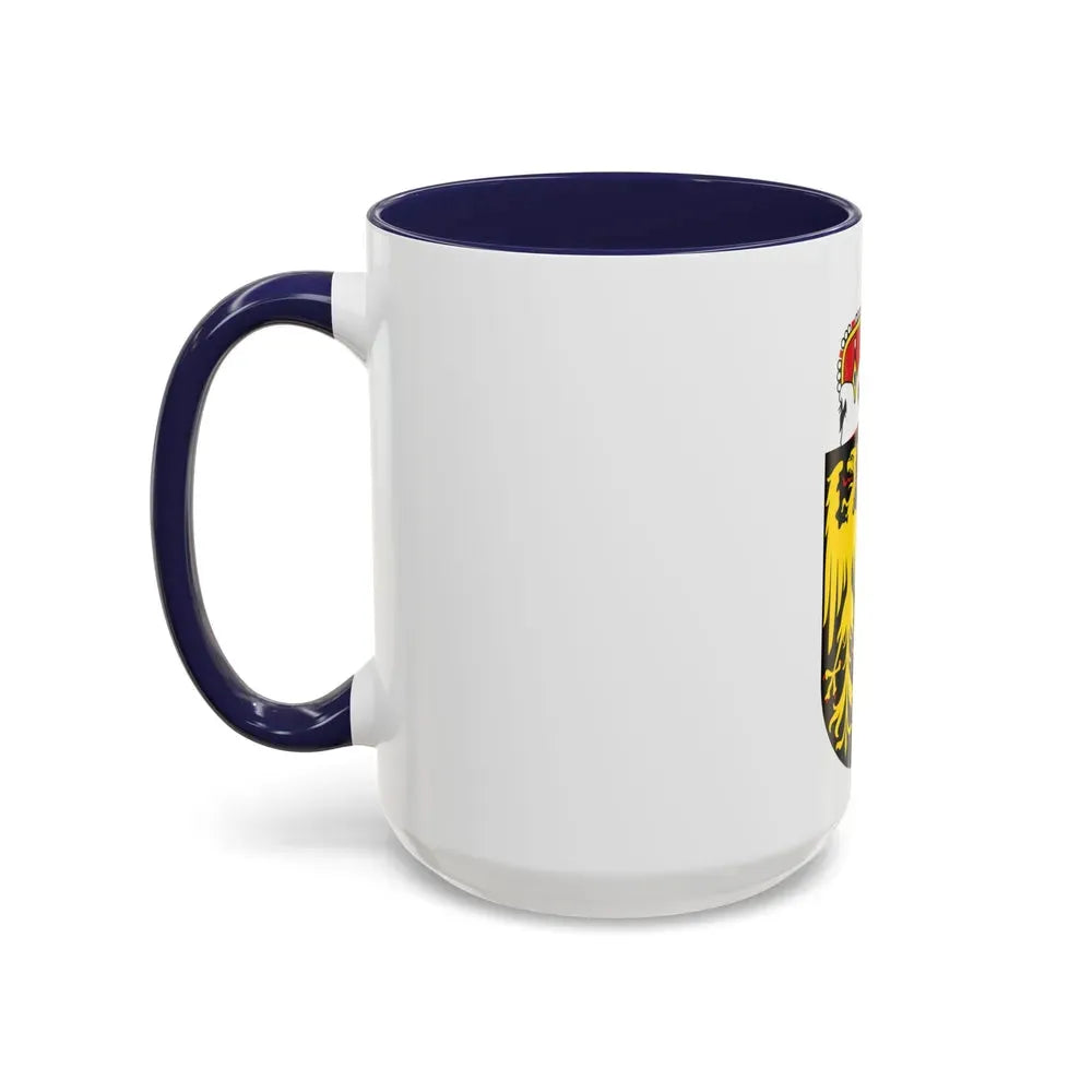 Coat of Arms of Oberoesterreich Austria - Accent Coffee Mug - Go Mug Yourself