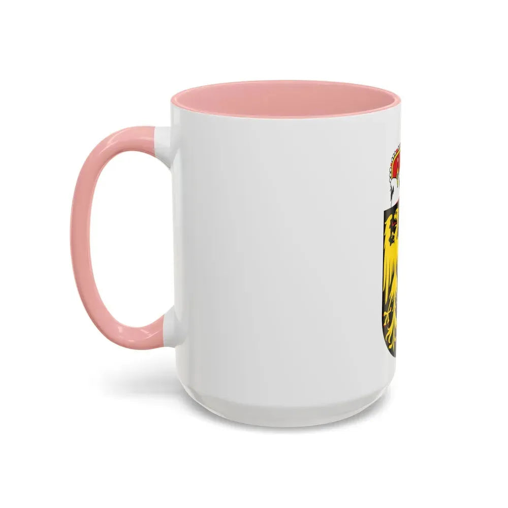 Coat of Arms of Oberoesterreich Austria - Accent Coffee Mug - Go Mug Yourself