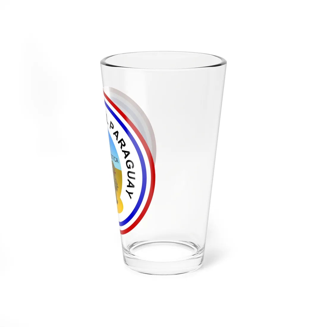 Coat of arms of Paraguay 1842-1990 - reverse (Paraguay) (Coat of Arms) Pint Glass 16oz - Go Mug Yourself