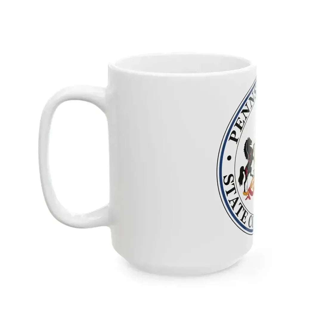 Coat of arms of Pennsylvania - White Coffee Mug - Go Mug Yourself