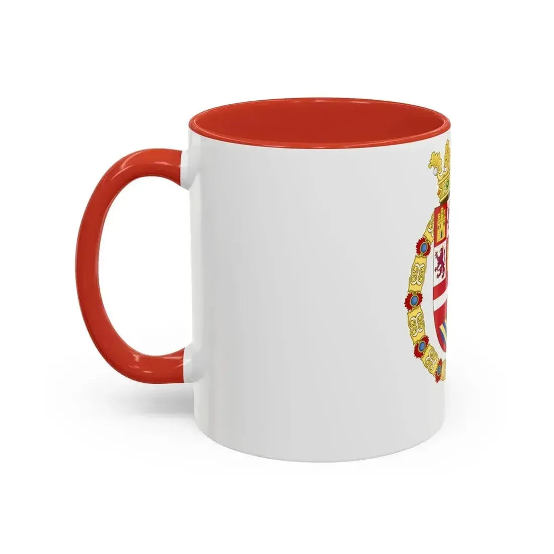 Coat of Arms of Philip II of Spain (1558-1580) - Accent Coffee Mug - Go Mug Yourself