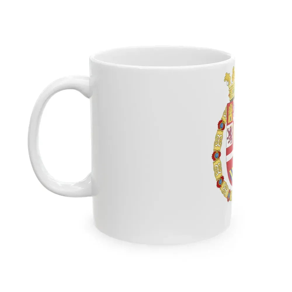 Coat of Arms of Philip II of Spain (1558-1580) - White Coffee Mug - Go Mug Yourself