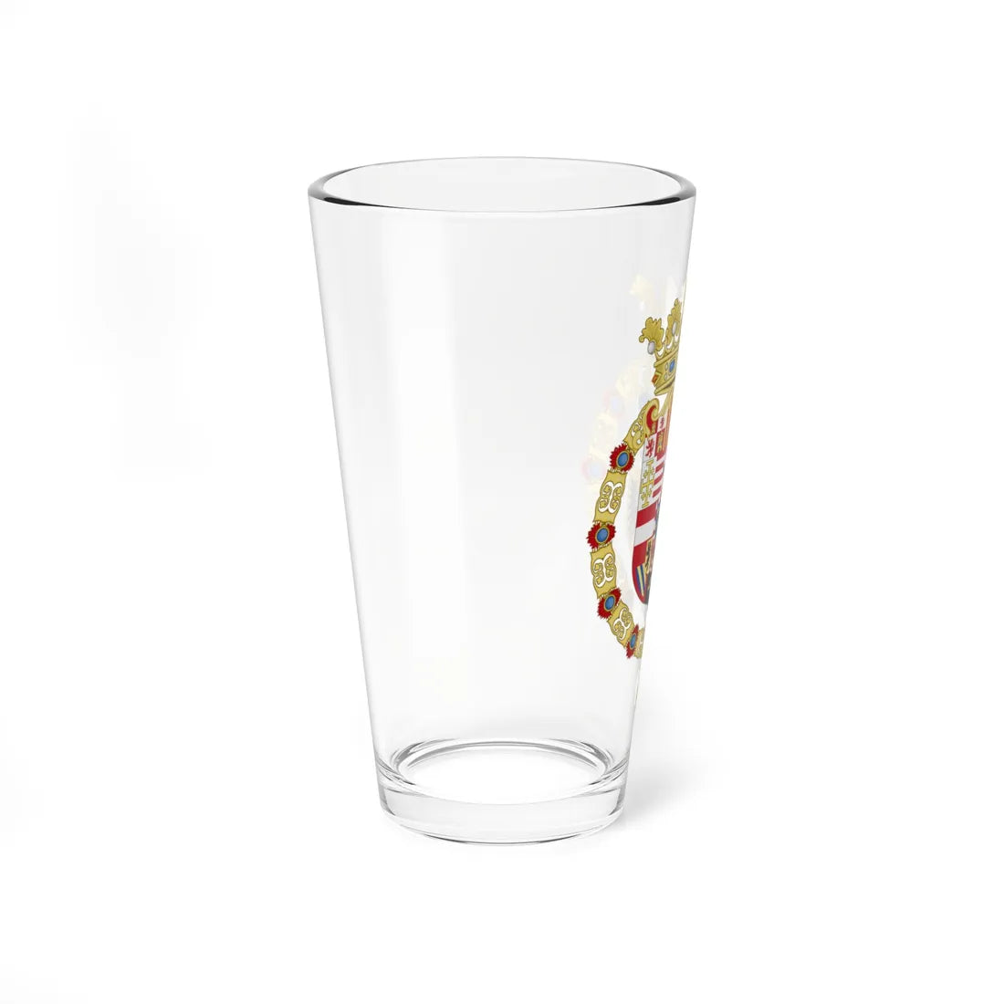Coat of Arms of Philip II of Spain as Monarch of Milan 1558-1580 (Italy) (Coat of Arms) Pint Glass 16oz - Go Mug Yourself