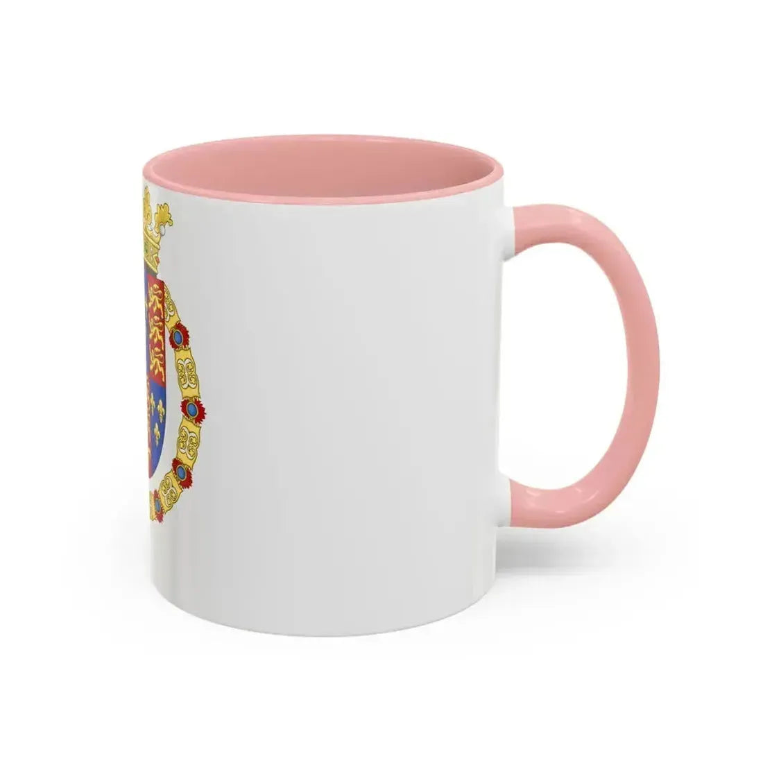 Coat of Arms of Philip II of Spain, English King Consort-Spanish Variant (1556-1558) - Accent Coffee Mug - Go Mug Yourself