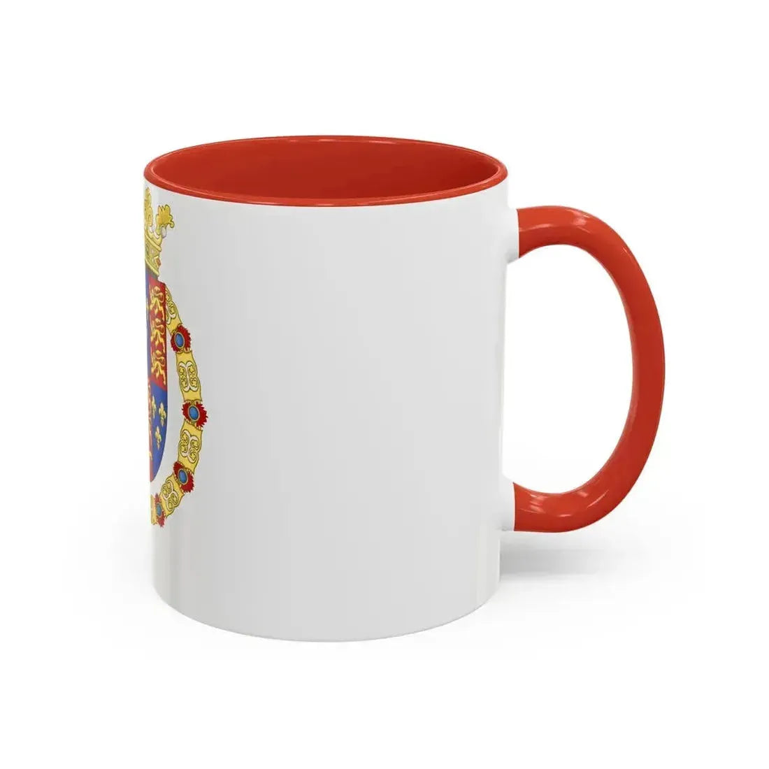 Coat of Arms of Philip II of Spain, English King Consort-Spanish Variant (1556-1558) - Accent Coffee Mug - Go Mug Yourself